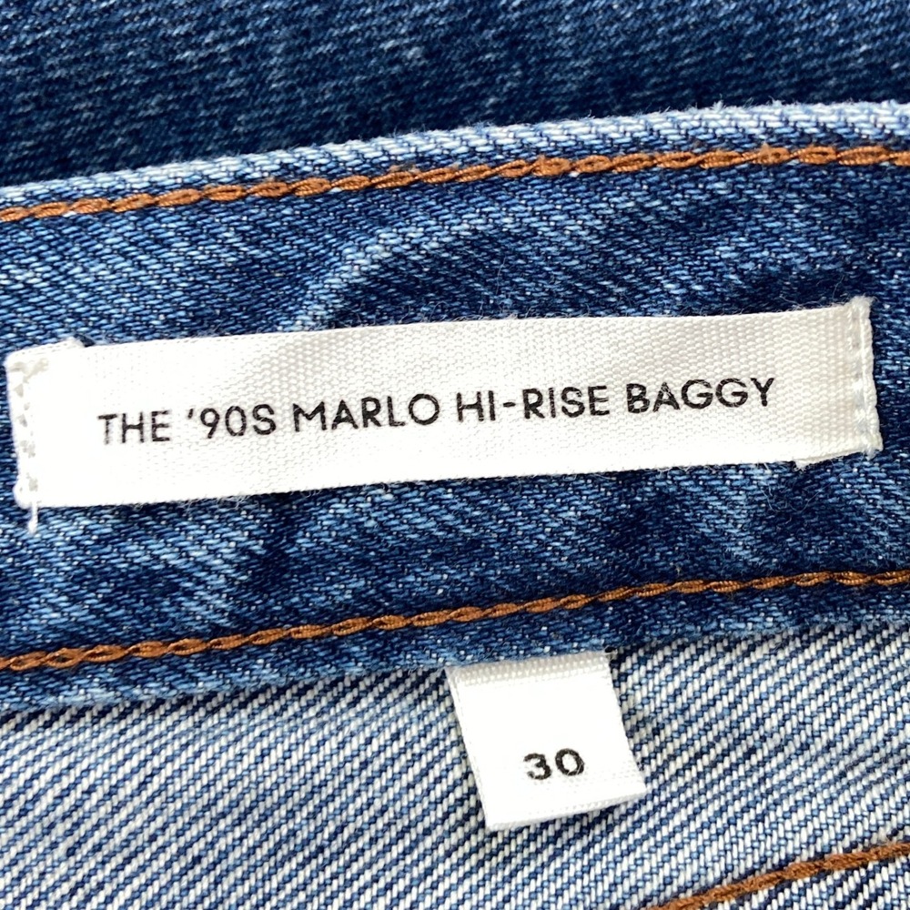 Aritzia Denim Forum The 90s Marlo Hi Rise Baggy Blue Denim Jeans Womens 30 - Picture 9 of 12